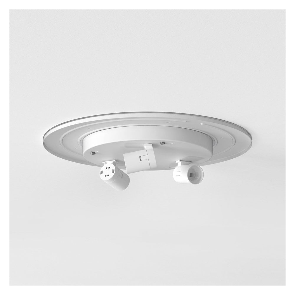 Matte White Ceiling Base Fixture