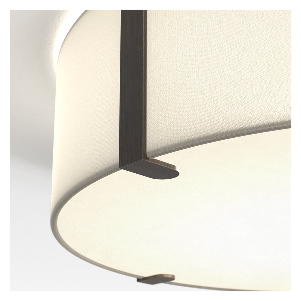 Matte White Ceiling Base Fixture
