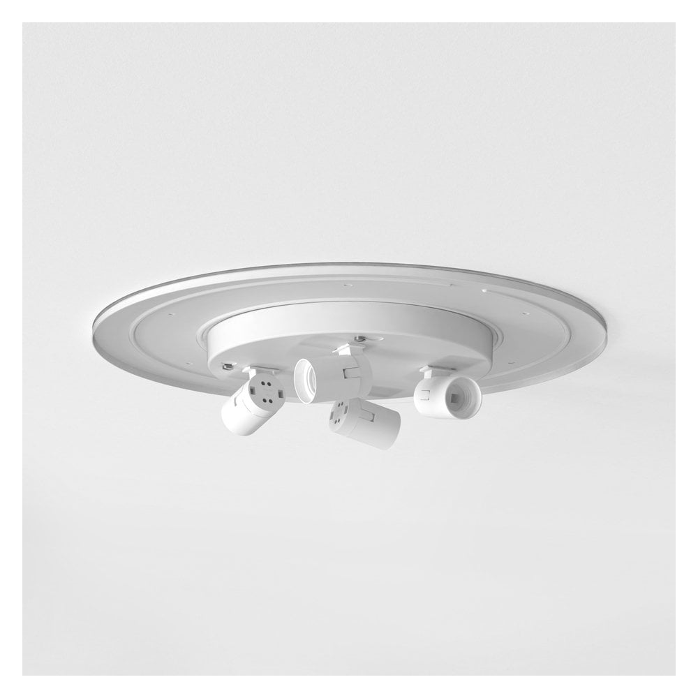 Elegant White Ceiling Fixture - Base 460