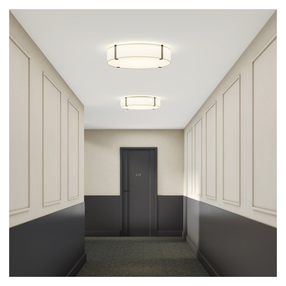 Elegant White Ceiling Fixture - Base 460