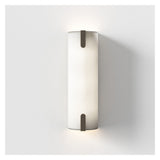 Elba 400 Wall Light in Elegant White Fabric Finish