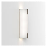 Elba 400 Wall Light in Elegant White Fabric Finish