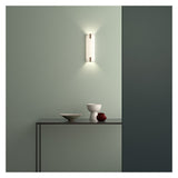 Elba 400 Wall Light in Elegant White Fabric Finish