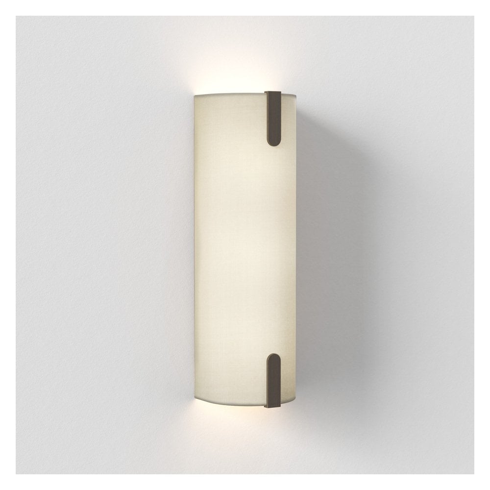 Elba 400 Wall Sconce in Putty Fabric Finish