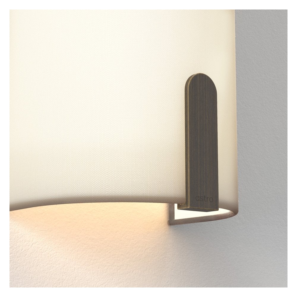 Elba 400 Wall Sconce in Putty Fabric Finish