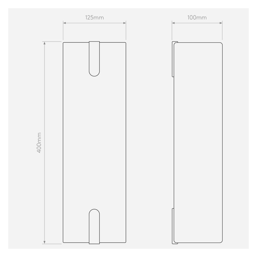 Elba 400 Wall Sconce in Putty Fabric Finish