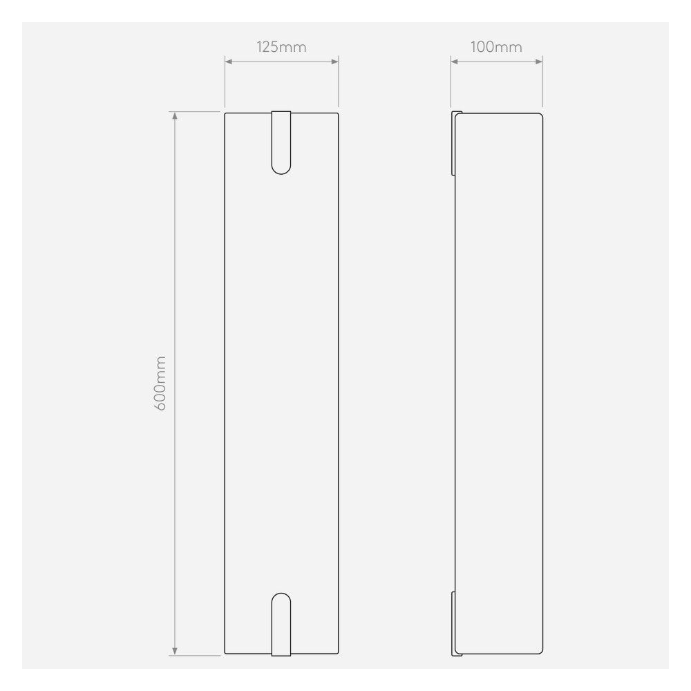 Elba 600 Textured Wall Sconce