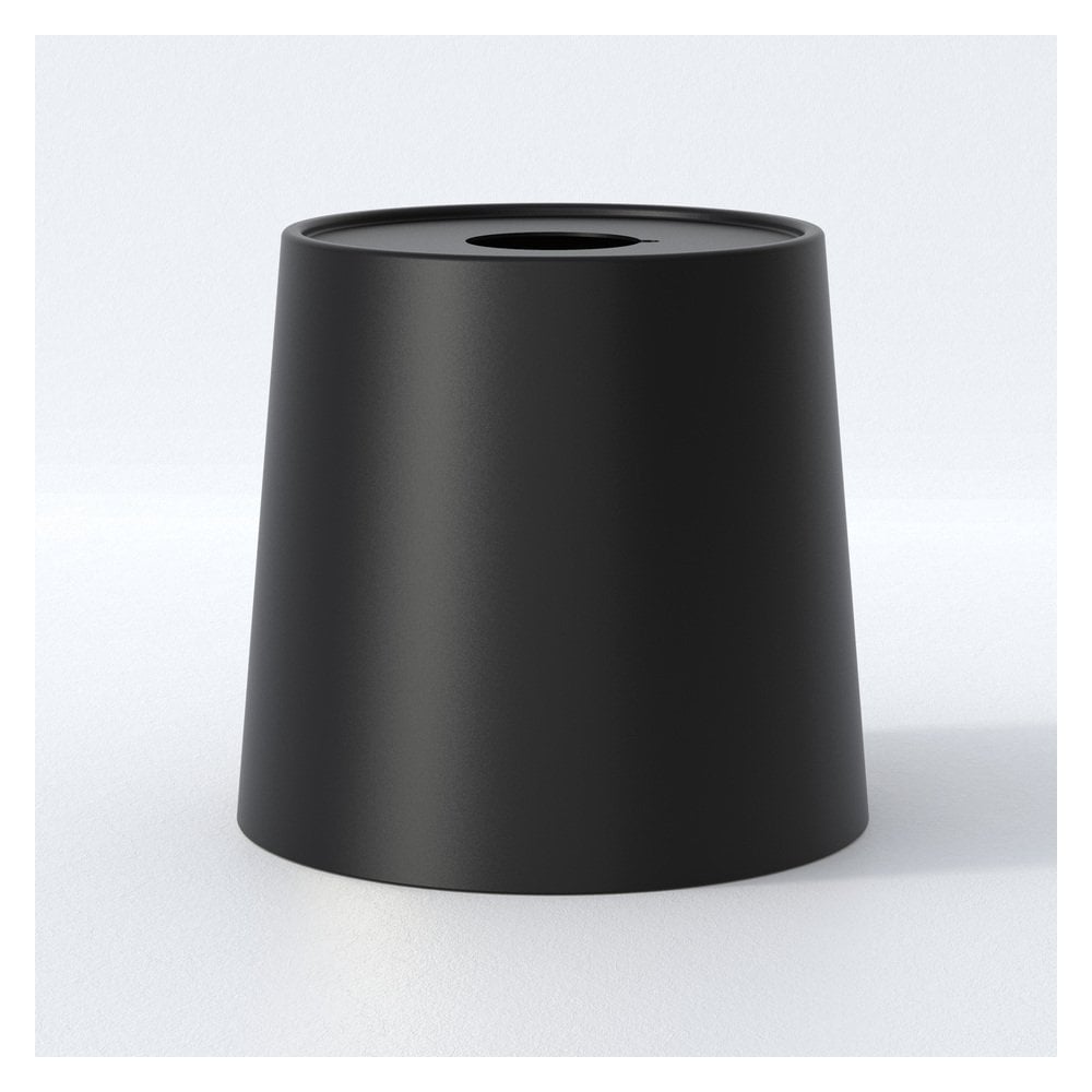 Matte Black Tapered Drum Lampshade - E27 Gimbal (Diameter 155mm, Height 144mm)