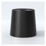 Matte Black Tapered Drum Lampshade - E27 Gimbal (Diameter 155mm, Height 144mm)
