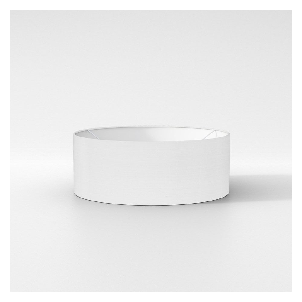 Cambria 500 Modern White Drum Shade with Chamois Diffuser
