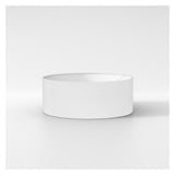 Cambria 500 Modern White Drum Shade with Chamois Diffuser