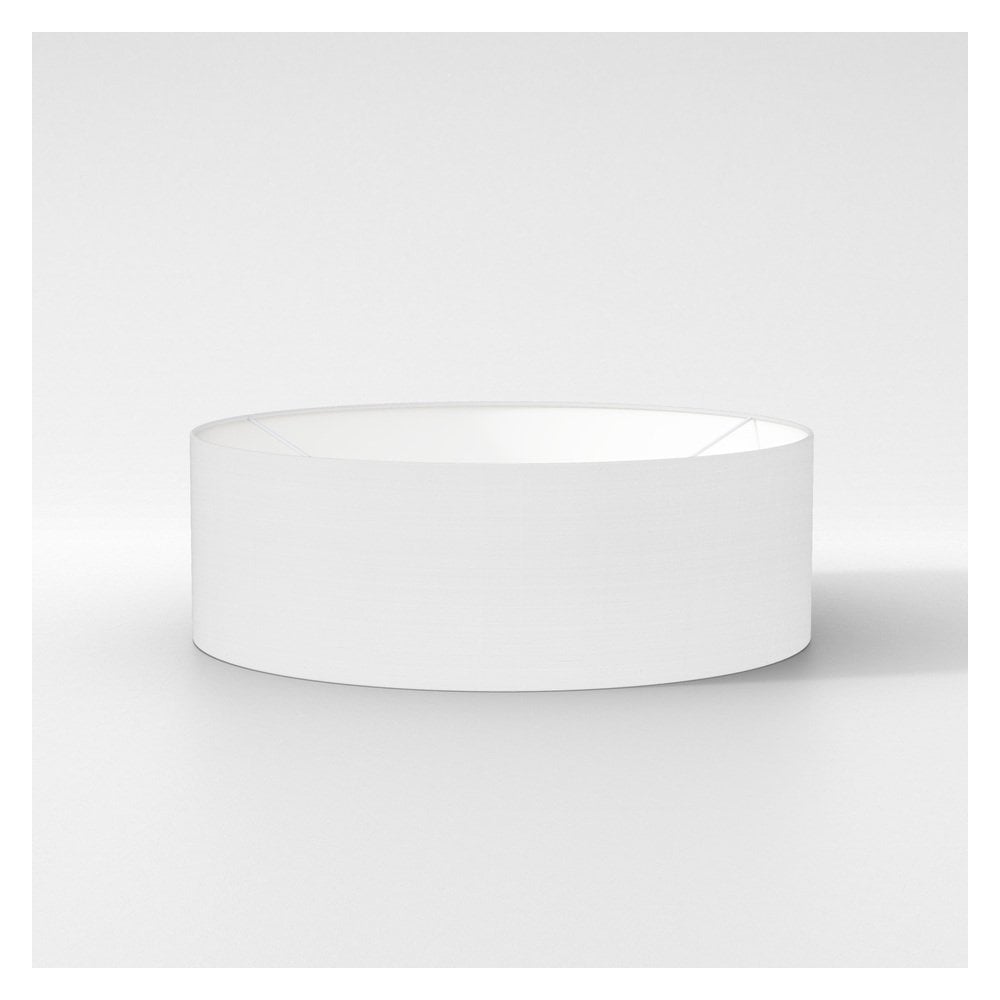 Radiant Elegance: Cambria 600 White Drum Shade with Chamois Diffuser