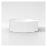 Radiant Elegance: Cambria 600 White Drum Shade with Chamois Diffuser