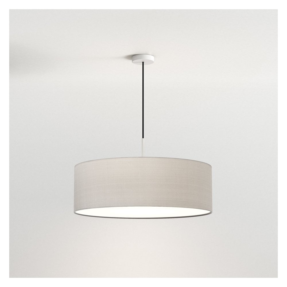 Cambria 600 Contemporary Putty Drum Shade