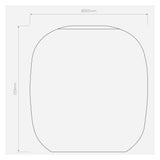 Elegant Smoke Ellipse Glass Shade 220