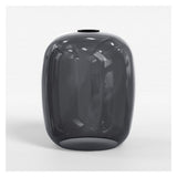 Elegant Hand-Blown Smoke Glass Pendant Shade - 285mm