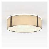 Elba Circular 450 in Putty Finish with Poly-Cotton Shade