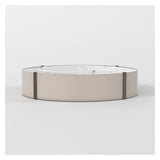 Elba Circular Luminaire in Putty Finish
