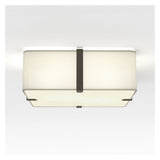 Elba Square 350 Ceiling Light in White Finish
