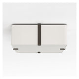 Elba Square 350 Ceiling Light in White Finish
