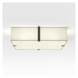 Elba White Square 500 Pendant Light with Shade Diffuser