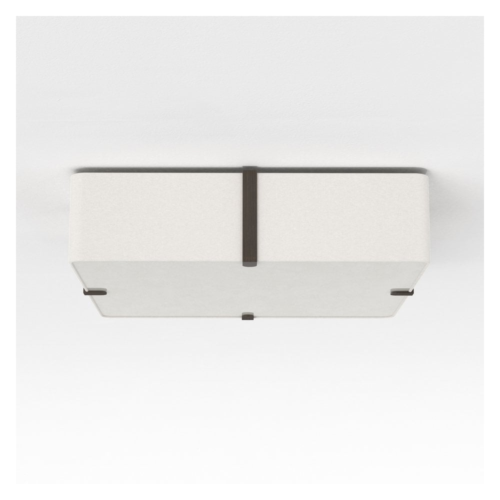 Elba White Square 500 Pendant Light with Shade Diffuser