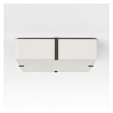 Elba White Square 500 Pendant Light with Shade Diffuser