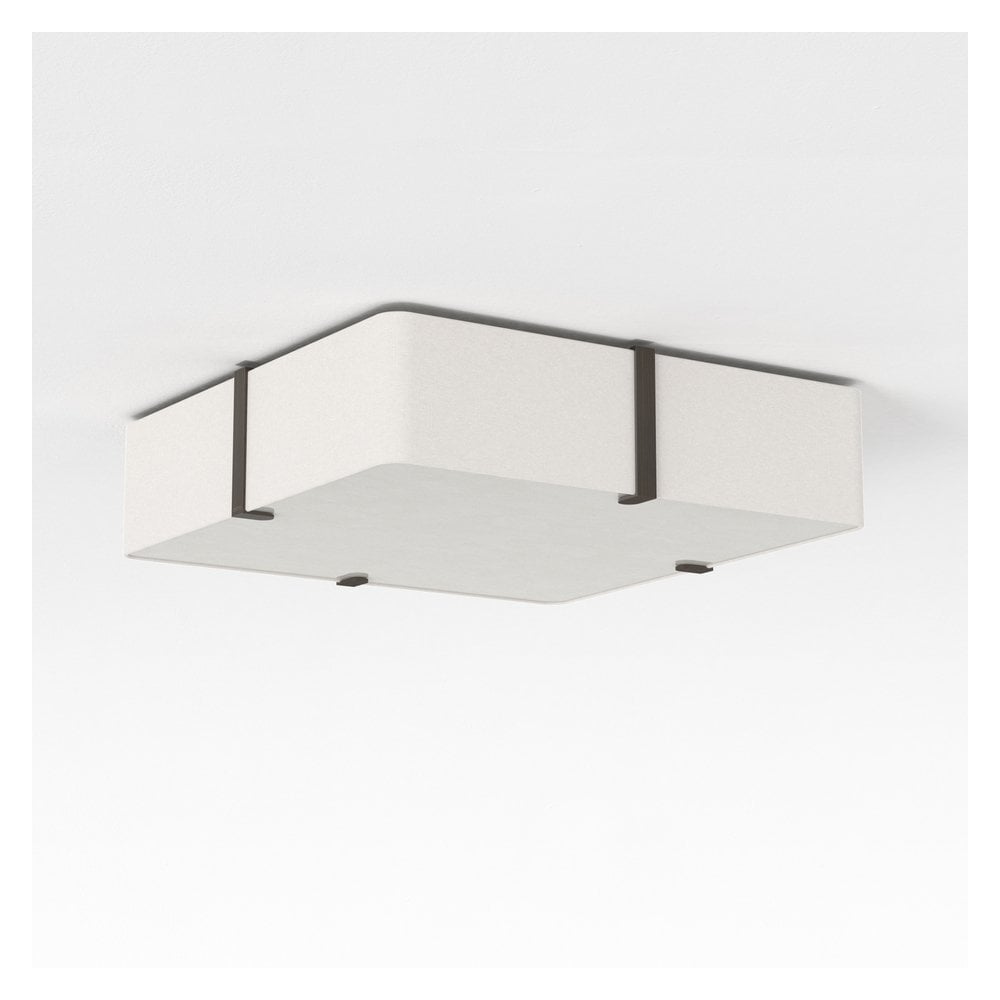 Elba White Square 500 Pendant Light with Shade Diffuser