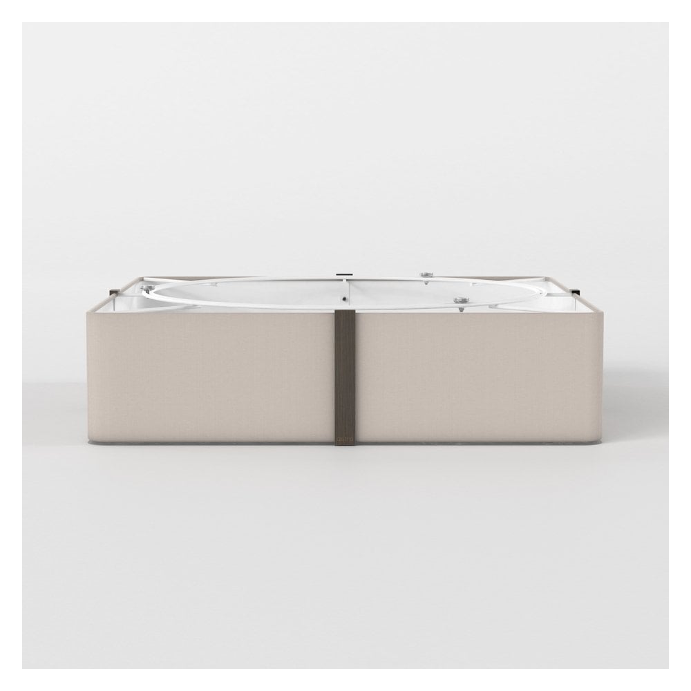 Elba Square 500 Light Fixture in Putty Finish
