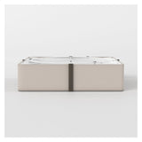 Elba Square 500 Light Fixture in Putty Finish
