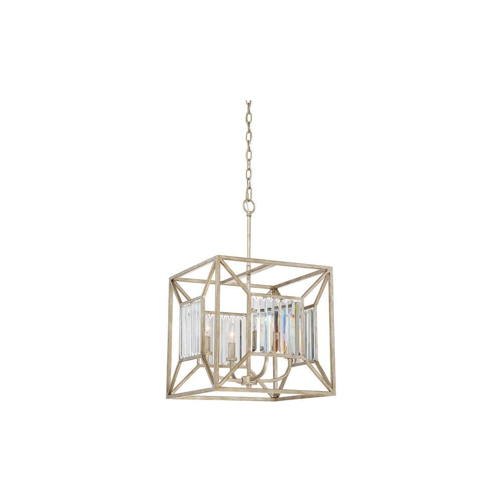 Vintage Gold Crystal Elegance Pendant Light