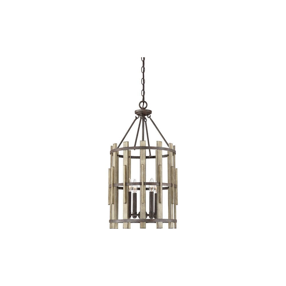 Rustic Elegance 4-Light Chandelier