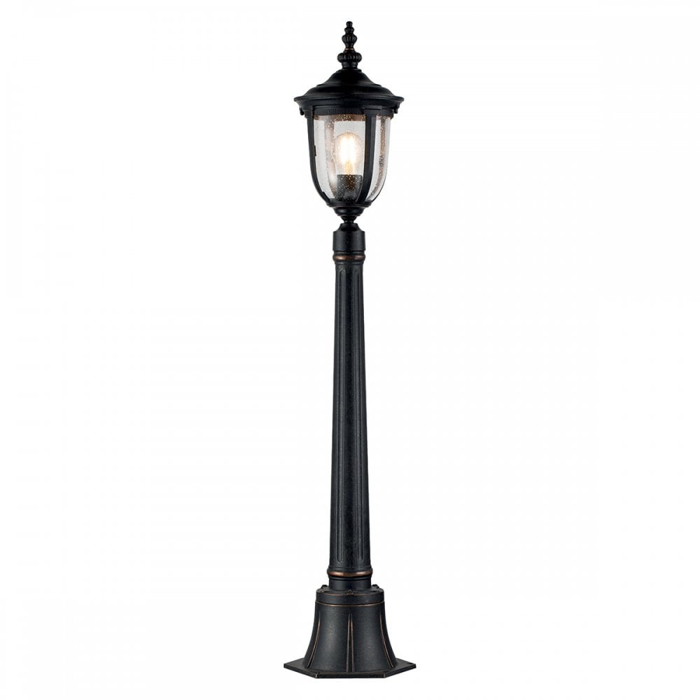 Cleveland Elegant Bronze Outdoor Pillar Lantern