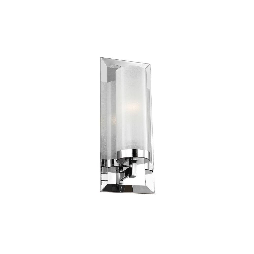 Elegant Chrome & Glass Wall Light Fixture - Pippin Series