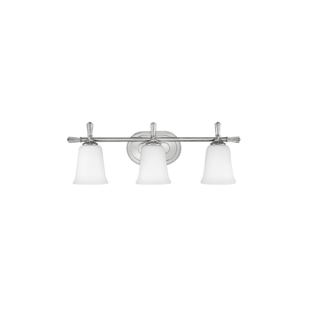 Blythe Elegant Chrome Triple Wall Light