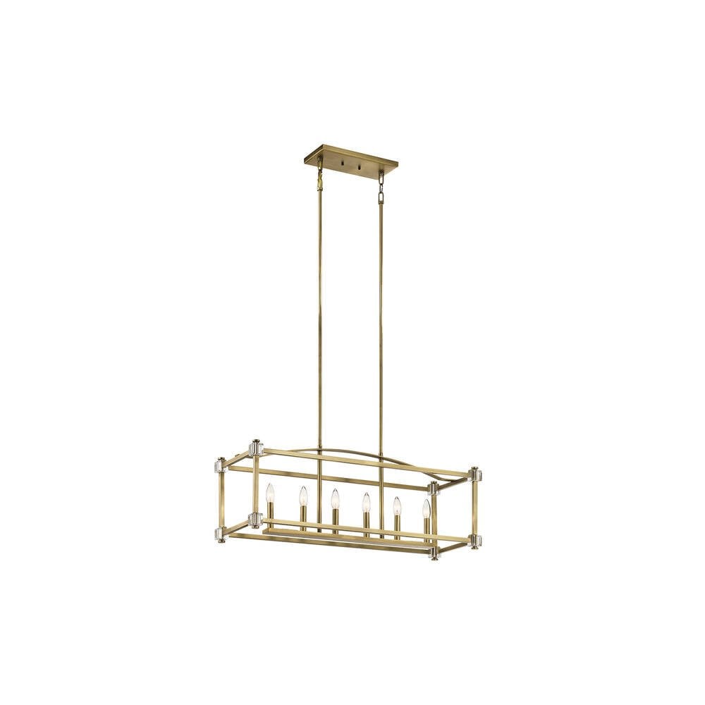 Cayden Linear Elegance 6-Light Chandelier