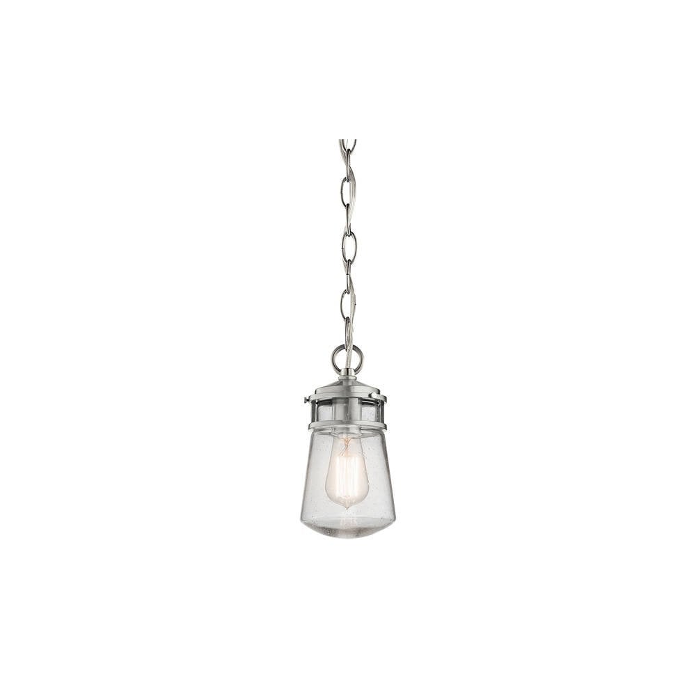 Lyndon Exterior Pendant Light - Brushed Aluminium Finish