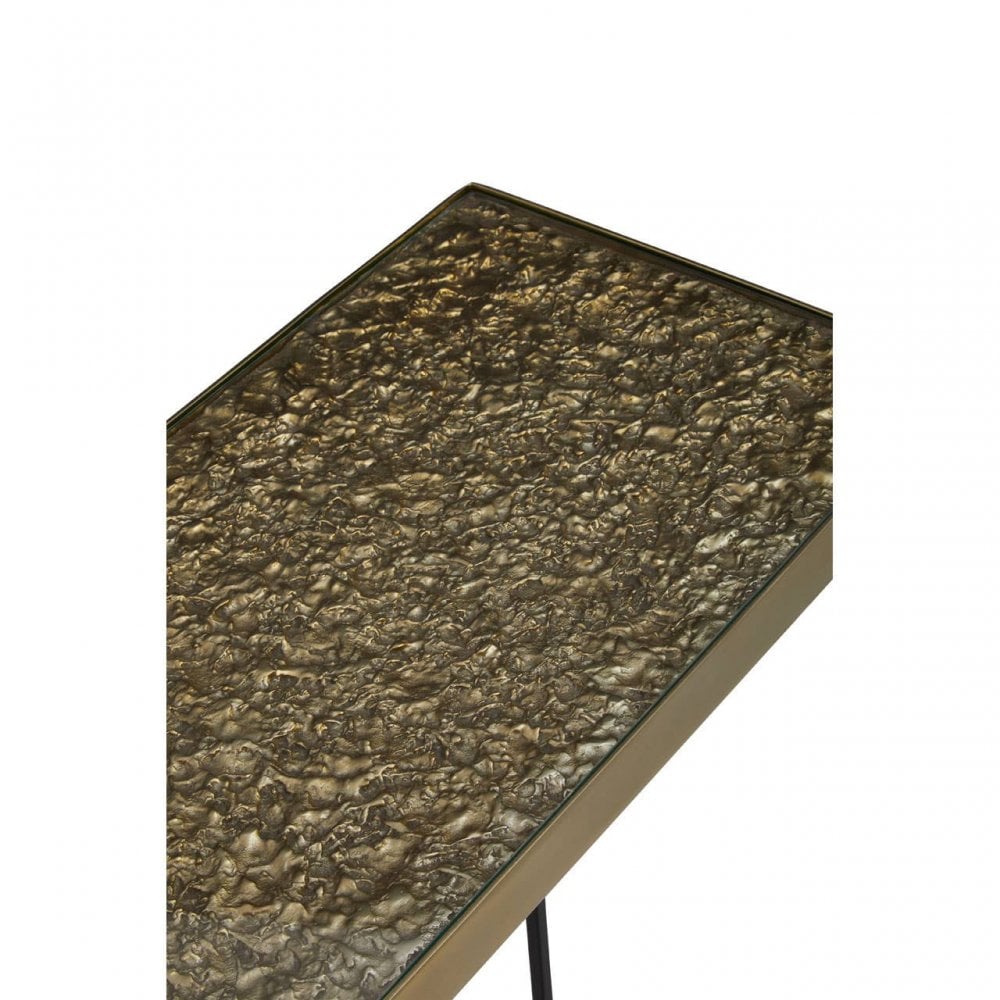 Akola Gold Console Table