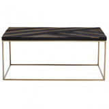 Aris Black And Gold Coffee Table