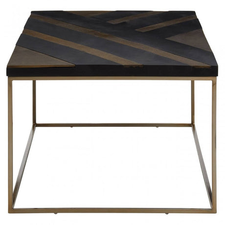 Aris Black And Gold Coffee Table