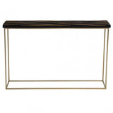 Aris Black And Gold Console Table