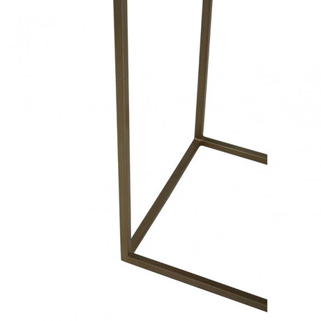 Aris Black And Gold Console Table