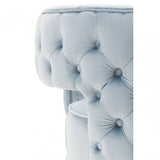Yasmeen Blue Velvet Swivel Chair
