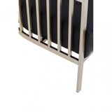 Eliza Brushed Silver Dome Cage Chair