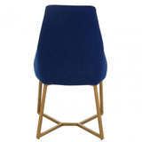 Vieste Midnight Velvet Dinner Chair