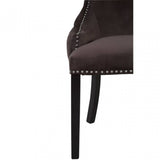 Kensington Townhouse Mink Velvet Dining Chair