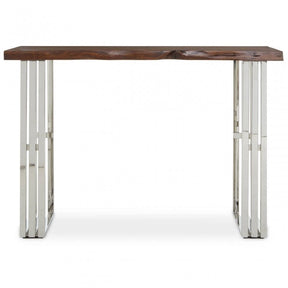 Hampstead Natural And Silver Console Table
