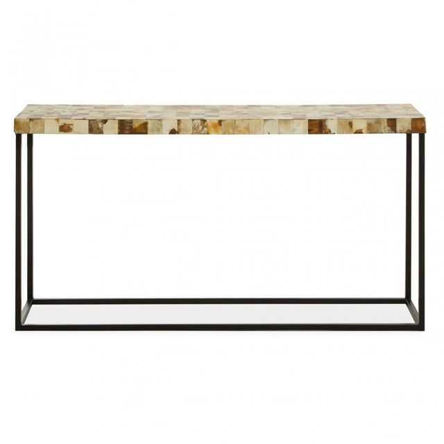 Obra Cream Shell Console Table