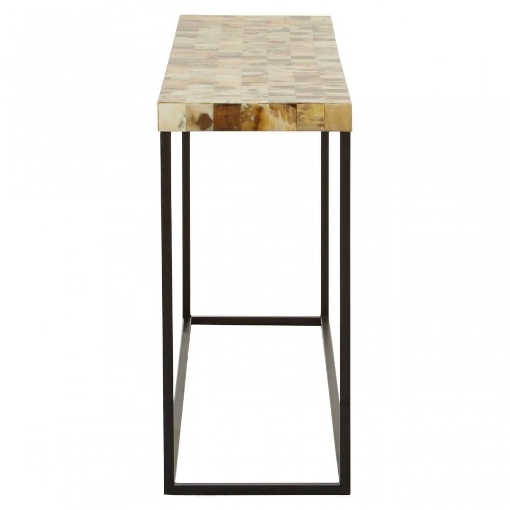 Obra Cream Shell Console Table