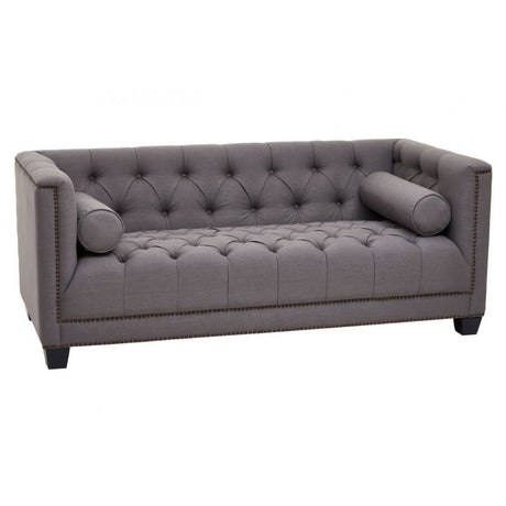 Surina Two Seat Grey Fabric Sofa